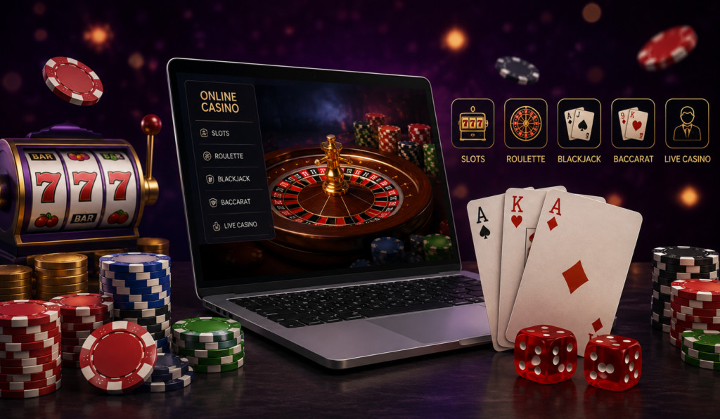 Online Casino Games Explained: Types, Features & How They Work